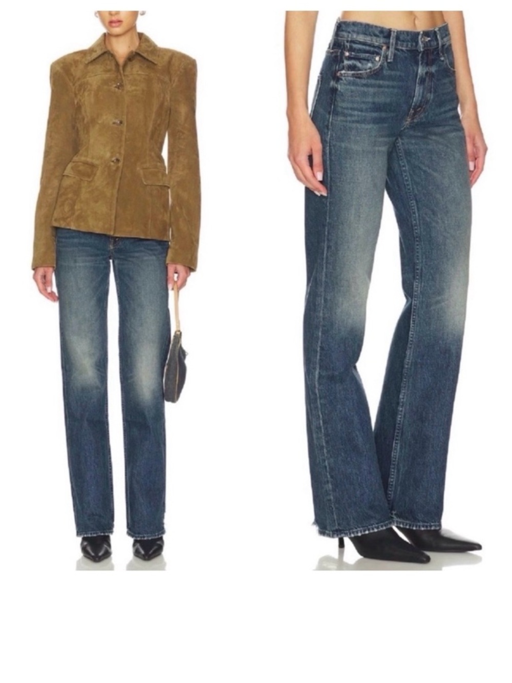 MOTHER SUPERIOR Jeans Lil’ Mother Lil’ Reifler After Midnight Blue Size 27